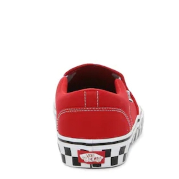 New Vans Asher Men's Canvas Checker Race Sidewall Race Slip On Skate Sneakers … - Picture 3 of 8